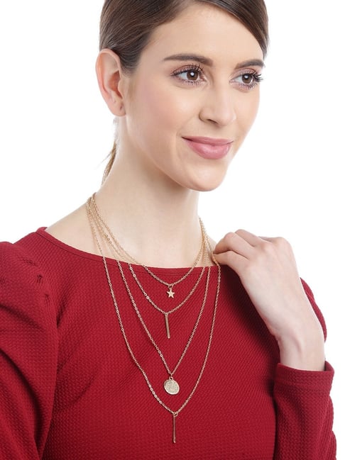 Youbella gold plated on sale necklace