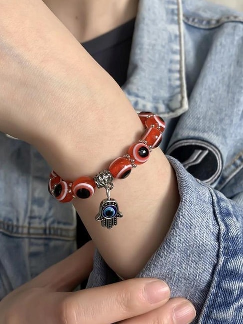 YouBella Stylish Latest Design Jewellery Silver Plated Charm Bracelet for  Women (Silver) (YBBN_91654)
