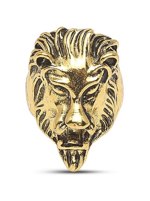 Lion shaped deals gold ring