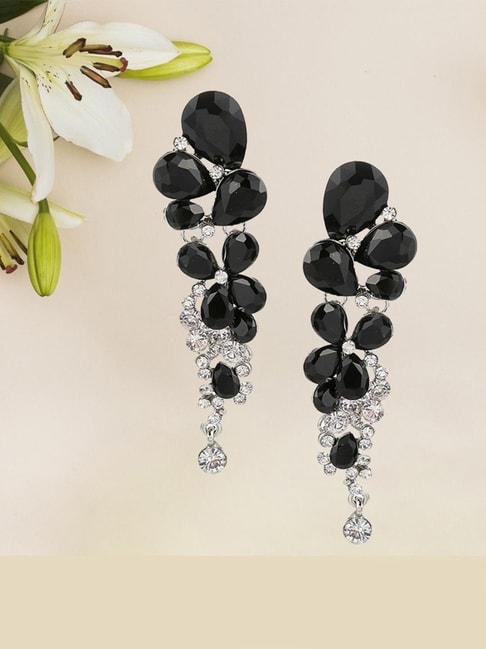 Flipkart.com - Buy CAJ Traditional Long Earrings for Women. Diamond Alloy  Drops & Danglers Online at Best Prices in India
