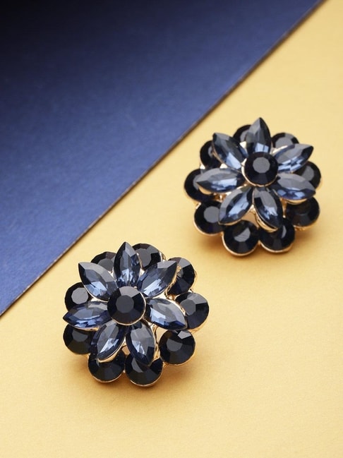 Blue Gem Stone Earrings by My Doris – Cashmere Goose-baongoctrading.com.vn