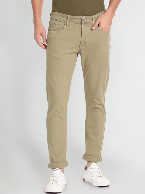 Tapered hotsell khaki jeans