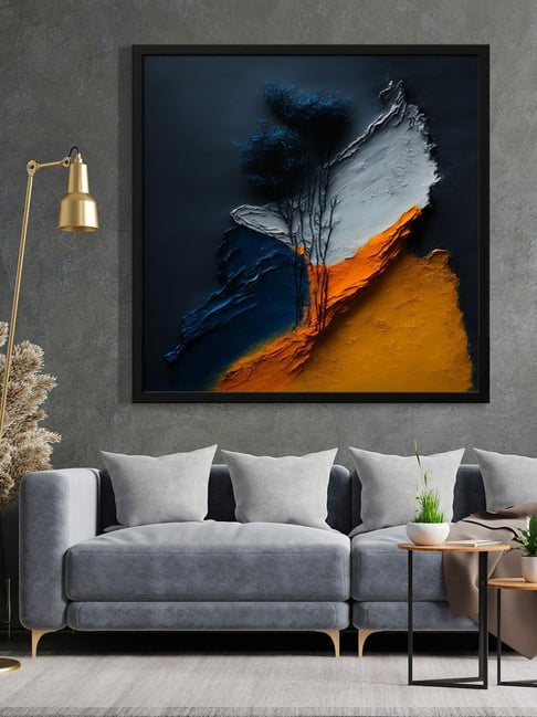 999Store Printed Blue Canvas Wall Art-picture-35