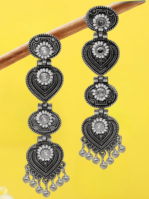 Sukkhi Ethnic Oxidised Pearl Jhumki Earring For Women - Sukkhi.com