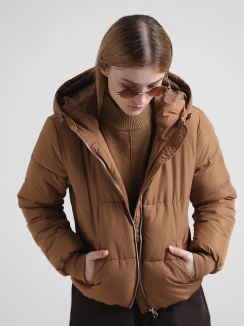 PUFF ONE BROWN JKT Outerwear