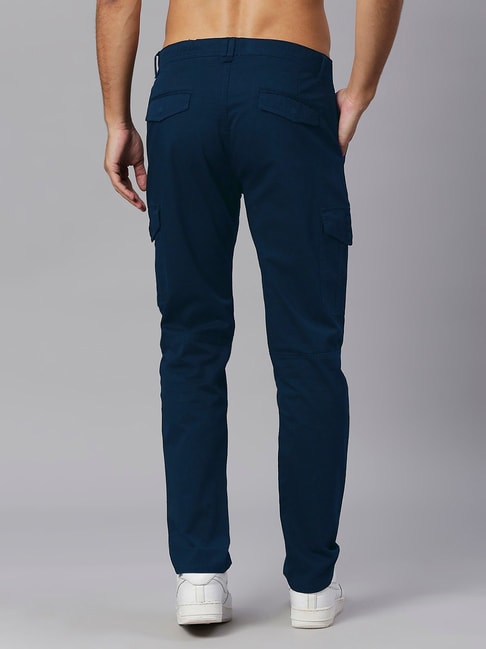 Buy Navy Blue Track Pants for Men by Tistabene Online | Ajio.com