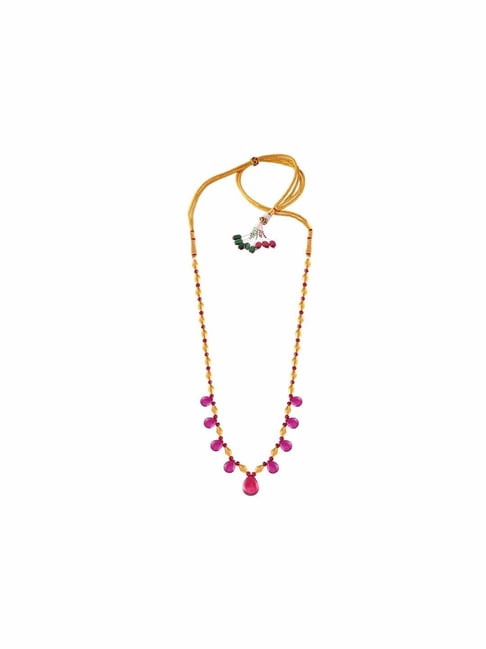 P.C. Chandra Jewellers 22k Yellow Gold New Tushi Necklace