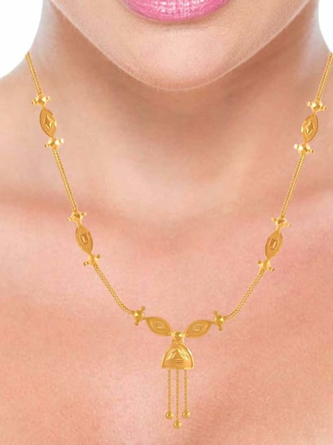 Buy P.C. Chandra Jewellers 22k Yellow Gold Necklace Online At Best Price Tata CLiQ