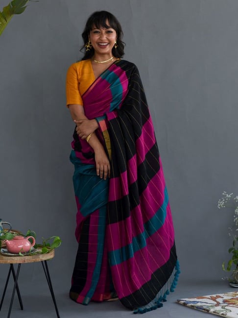 Buy Suta Purple Saree Without Blouse for Women Online @ Tata CLiQ