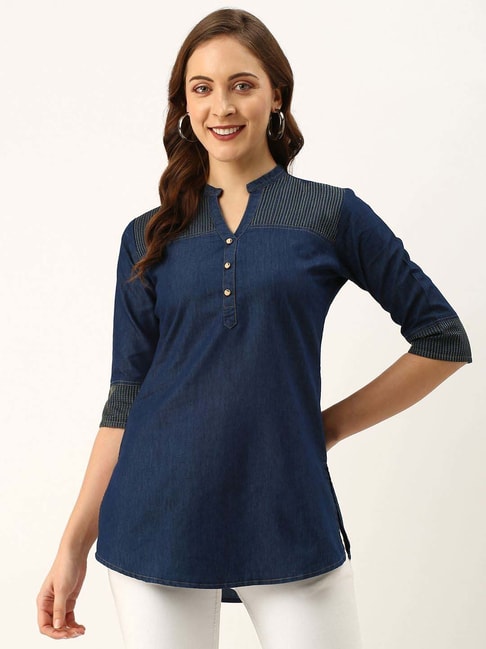 Buy Denim Tops For Women Online In India At Best Price Offers