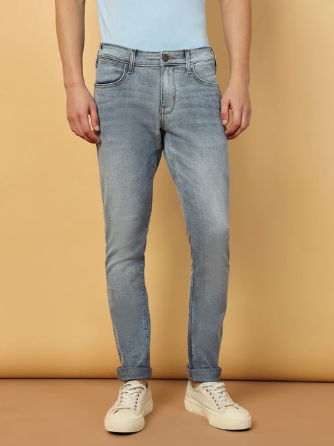Wrangler Vegas Light Blue Skinny Fit Low Rise Jeans