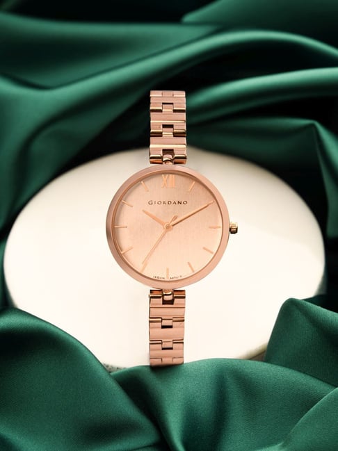 Giordano rose gold outlet ladies watch