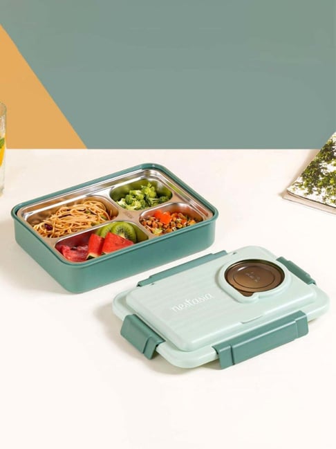 Large Capacity 304 Stainless Steel Bento Box With Air Vent - Temu