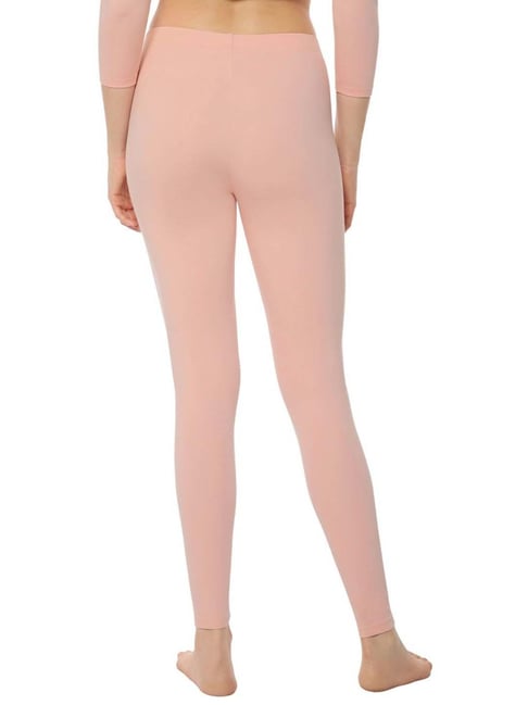 Buy Go Colors Baby Pink Skinny Fit Leggings for Women Online @ Tata CLiQ