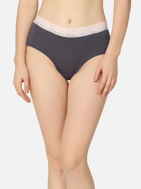 Da Intimo Dark Grey Hipster Panty