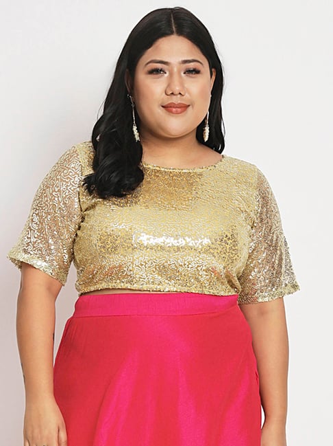 Gold plus clearance size top