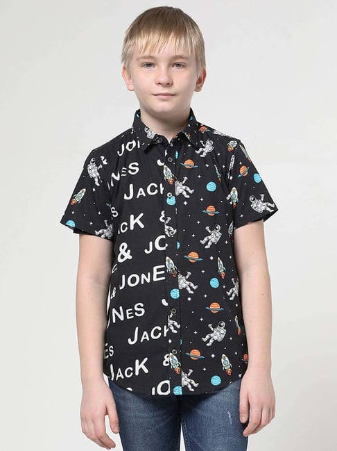 Buy Jack & Jones Junior Orange Cotton Printed T-Shirt for Boys Clothing  Online @ Tata CLiQ