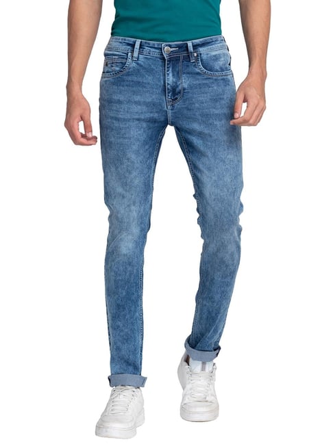Buy Being Human Blue Slim Fit Jeans for Mens Online Tata CLiQ