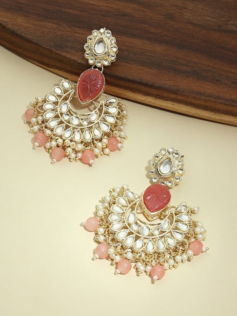 Ruby Pink Earrings Swarovski Crystal Teardrop Pink Earrings Long Dangle  Crystal Wedding Earring on Luulla