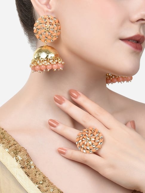 Big Ring Party wear Long Jhumka Earring ⋆ RAE Trends