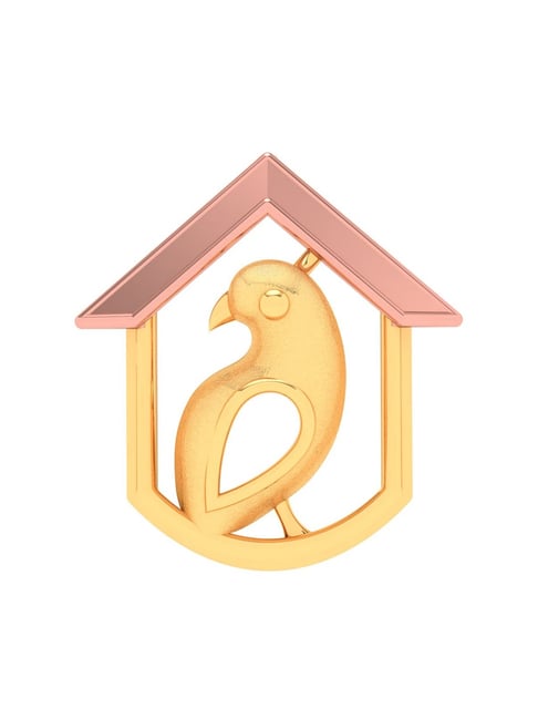 P.C. Chandra Jewellers 18k Yellow Gold Little A Bird Pendant-picture-45