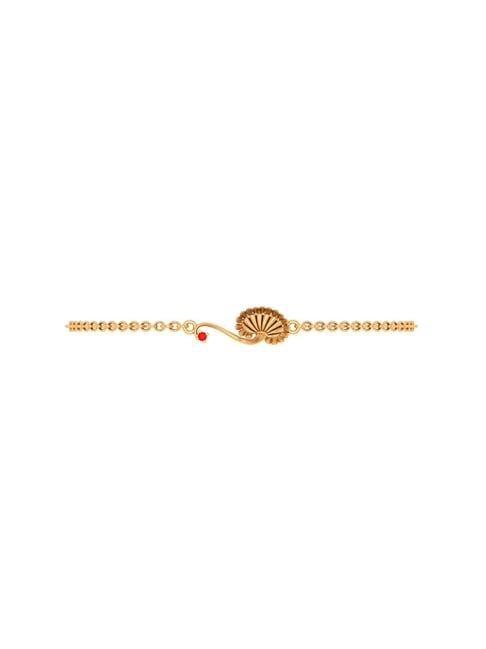 Dazzling 14k yellow gold and diamond bracelet from PC Chandra jewellers.