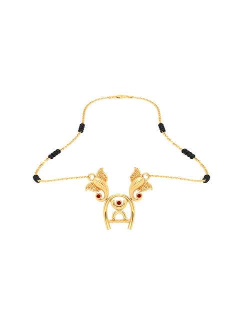 P.C. Chandra Jewellers 18k Yellow Gold Gorgeous Ganesh Mangalsutra Necklace-picture-10