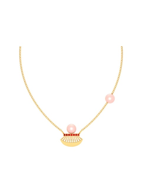 P.C. Chandra Jewellers 22k Yellow Gold Lovely With Stone Necklace-picture-27