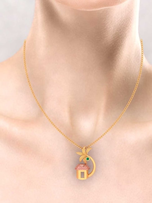 14ct Gold-Plated Molten Pendant Necklace by Accessorize | Look Again