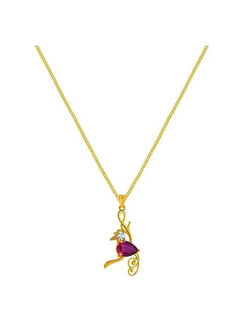 Chandra Jewellers 14k Yellow Gold Sweet Pendant