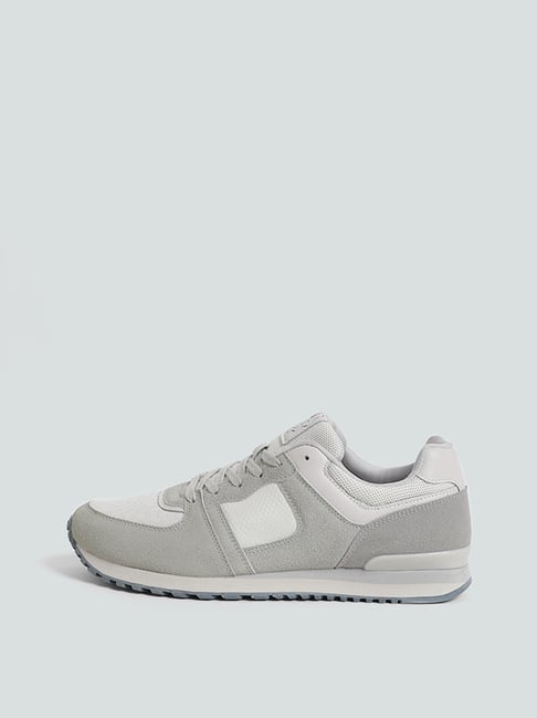 Off white color block sneakers sale