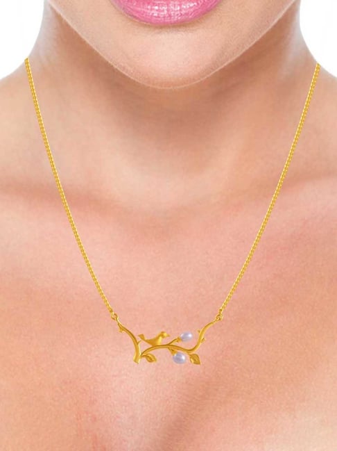 Gold Pave Bird Necklace – Sugarboo & Co