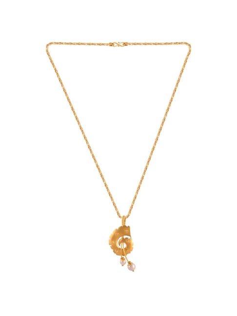 P.C. Chandra Jewellers 22k Yellow Gold Pendant with Chain-picture-44