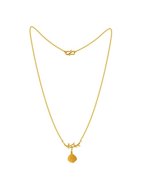 P.C. Chandra Jewellers 22k Yellow Gold Enchanting Design Pendant with Chain-picture-40