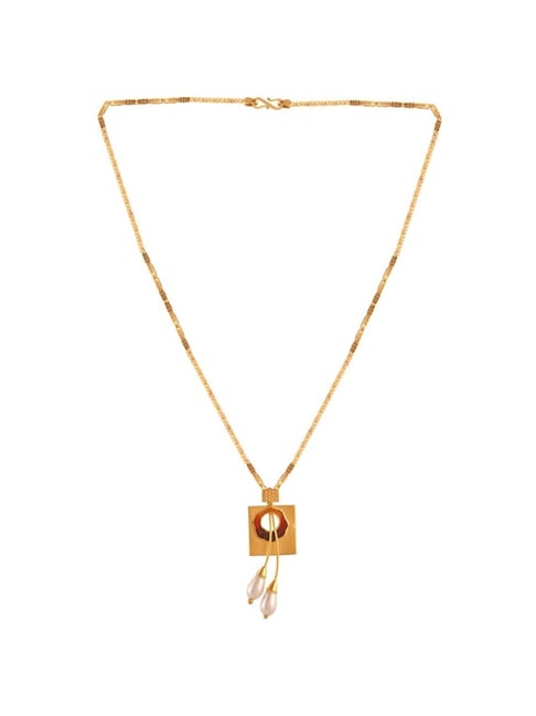 P.C. Chandra Jewellers 22k Yellow Gold Pendant with Chain-picture-17