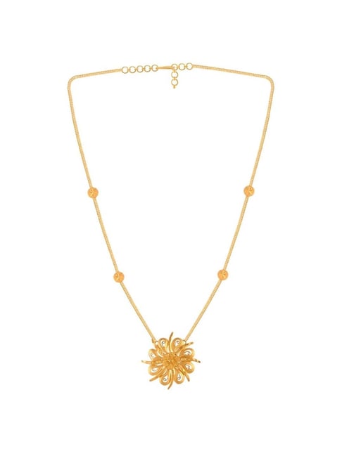 P.C. Chandra Jewellers 22k Yellow Gold Pendant with Chain-picture-31