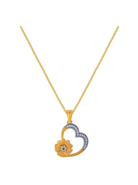 P.C. Chandra Jewellers 14k Yellow Gold Pendant-picture-29
