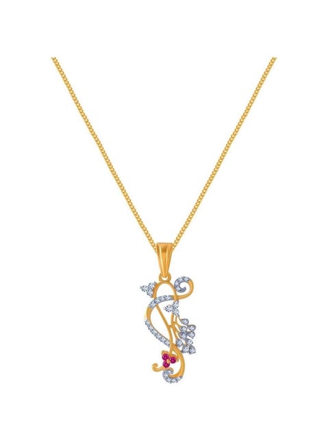 P.C. Chandra Jewellers 14k Yellow Gold Pendant-picture-26
