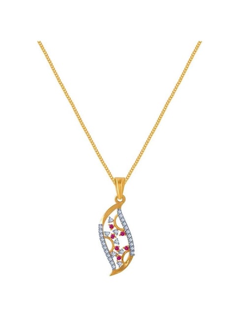 P.C. Chandra Jewellers 14k Yellow Gold Pendant-picture-31