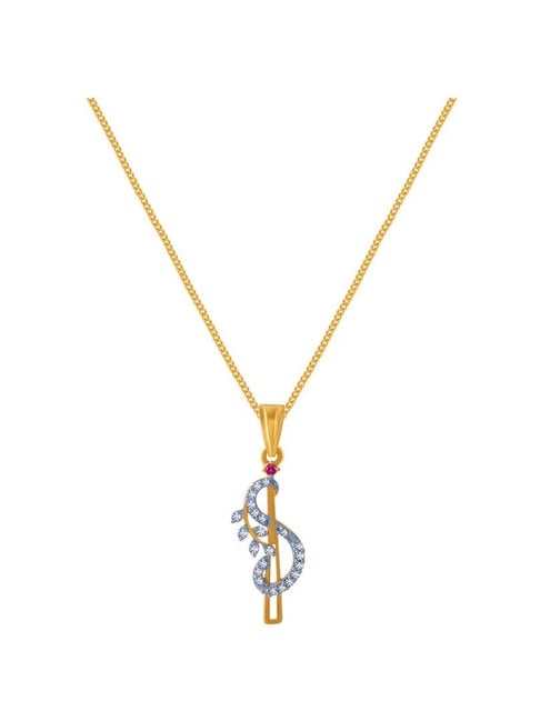 P.C. Chandra Jewellers 14k Yellow Gold Pendant-picture-35