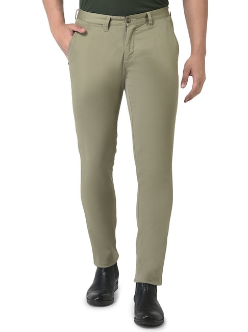 Super Comfy Men's Pants - Olive Chinos with Elastic Drawstring Waist |  Eight X – Eight-X