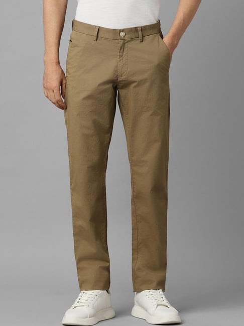 Buy Allen Solly Men's Slim Casual Pants (ASTFQSRFK80265_Khaki at Amazon.in
