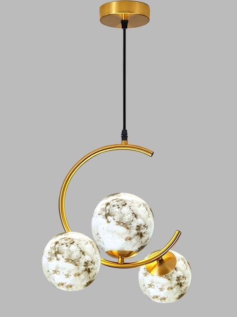 Hanging deals globe chandelier