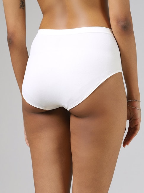 Buy Wunderlove Teal Invisible High Leg Brief from Westside