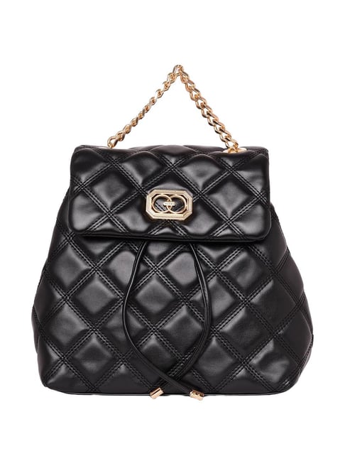 Buy Aldo Aferaldan Black Quilted Medium Backpack Online At Best