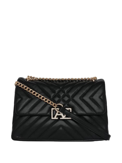 Buy Aldo TALAVAS009 Black Solid Cross Body Bag Online