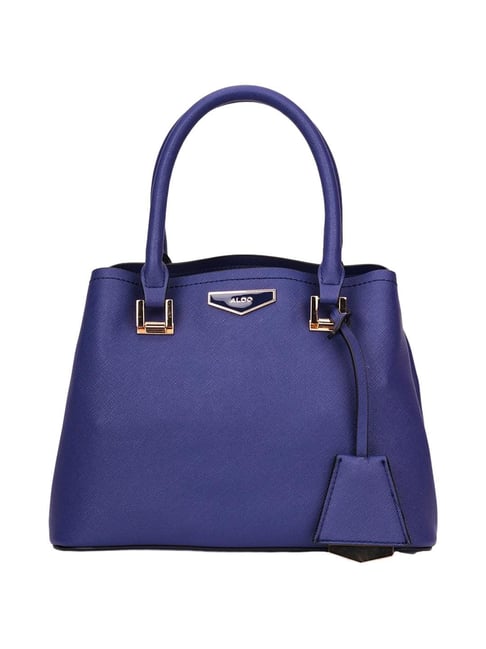 Prada Saffiano Leather Bucket Bag in Blue