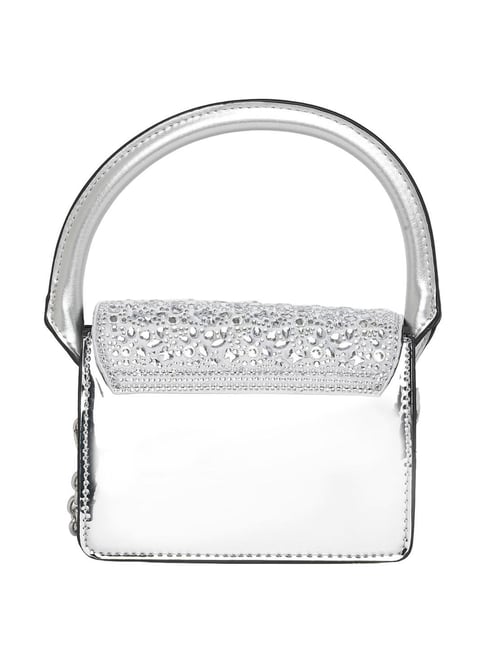 Buy Wocharm Fashion Womens Glitter Clutch Bag Sparkly Silver Gold Black  Evening Bridal Prom Party Handbag Purse (Silver) Online at desertcartINDIA