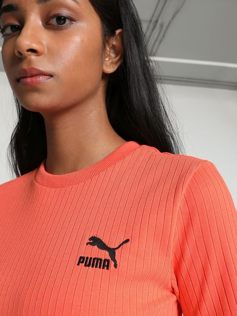 orange puma dress Buy Puma Solid Maxi Women Orange Dress Online