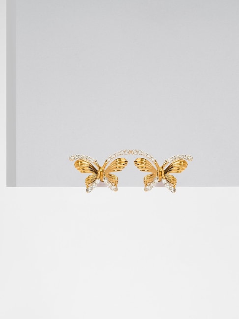 Charlotte Butterfly Stud Earrings | Kristina Wright Jewelry